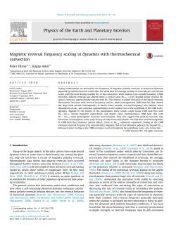 Magnetic reversal frequency scaling in dynamos with