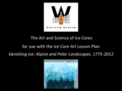 Ice Core Art - The Whatcom Museum
