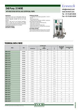 DAB Pump 2/3 NKVE Lenntech