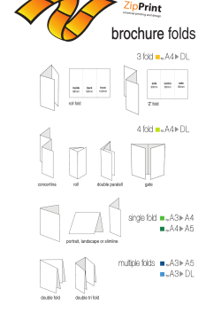 brochure folds