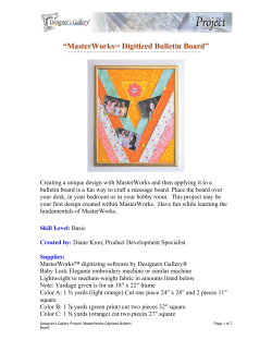 Designers Gallery Software Project