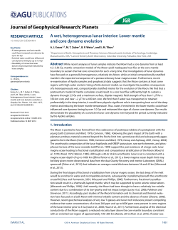 A wet, heterogeneous lunar interior