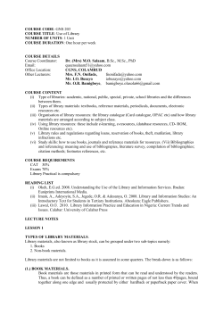 GNS 203 - The Federal University of Agriculture, Abeokuta
