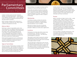Parliamentary Committees - Legislative Assembly of British Columbia