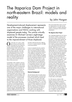 Models And - Forced Migration Review