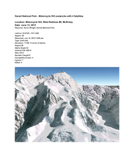 Motorcycle hill avalanche 2012.docx