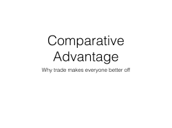 Comparative Advantage