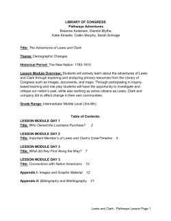 Lewis and Clark Pathways Assignment.docx