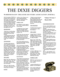 MAR - Warrior Basin Treasure Hunters Association