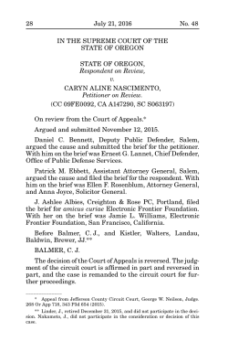 (S063197) State v. Nascimento