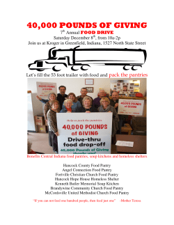 40,000 POUNDS OF GIVING