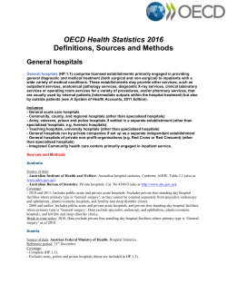 General hospitals - OECD.Stat