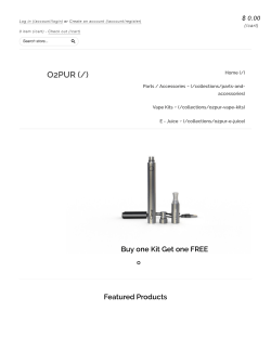 O2PUR E-Juice - Truth In Advertising