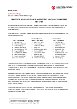 NSW most popular state but SA takes top spot