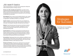 Strategies for Success - Manpower of Central Illinois