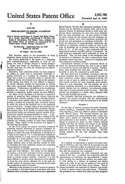 Preparation of dibasic aluminum nitrate