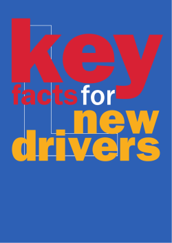 Key Facts for New Drivers (931k PDF)