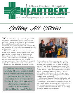 Calling All Stories - Clara Barton Hospital