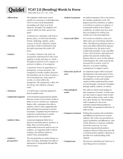 (Reading) Words to Know