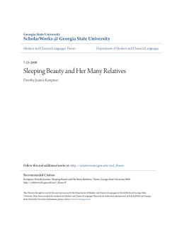 Sleeping Beauty and Her Many Relatives