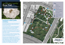 Symonds Street Cemetery Rose Trail