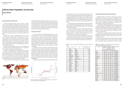 African Urban Population: An Overview