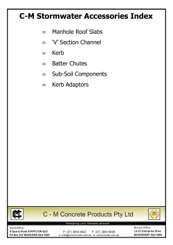 Stormwater Accessories