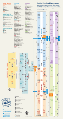 Airport Restaurant Map