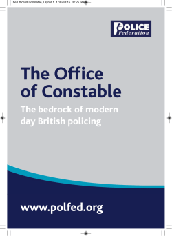 The Office of Constable