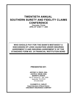 a discussion of loss causation under insuring agreement d