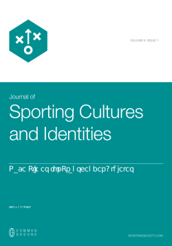 study - Journal of Sporting Cultures and Identities