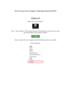 How To Locate Your Computer`s Operating System and RAM