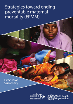 EPMM - World Health Organization