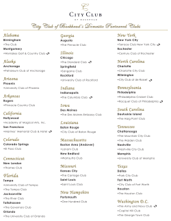 Partnered Clubs - City Club of Buckhead