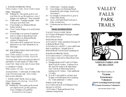 valley falls park trails - Vernon Greenways Volunteers