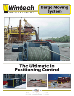 Barge Positioning System Brochure