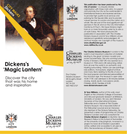 Dickens`s Magic Lantern - the City of London Corporation