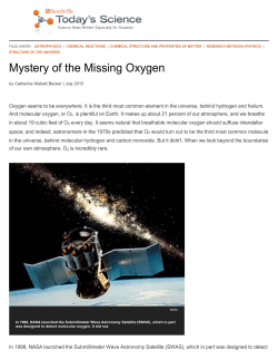 Mystery of the Missing Oxygen - Gianfranco Vidali Research Lab