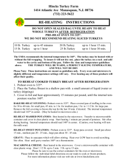 re-heating instructions