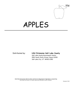 apples - Utah State University Extension