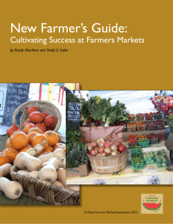 New Farmer`s Guide - Davis Farmers` Market