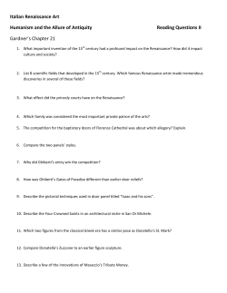 Italian Renaissance Art Humanism and the Allure of