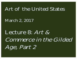 Commerce in the Gilded Age, Part 2