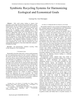 Symbiotic Recycling Systems for Harmonizing Ecological and