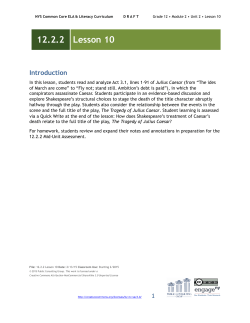 Grade 12 Module 2, Unit 2, Lesson 10