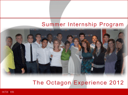 The Octagon Experience 2012