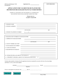 DTE 49 DESTROYED MANF HOMES