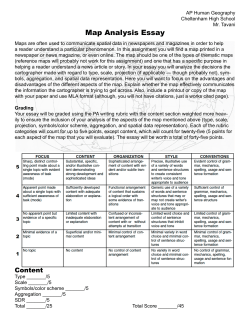 Map Analysis Essay