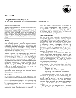 OTC 12004 A High-Resolution Survey AUV