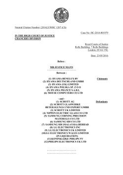 Neutral Citation Number: [2016] EWHC 1207 (Ch) Case No: HC